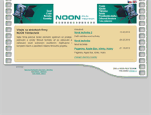 Tablet Screenshot of noon.cz